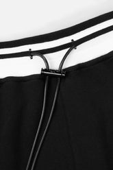 RTA Peyton Black Collegiate Shorts at Gravity NYC